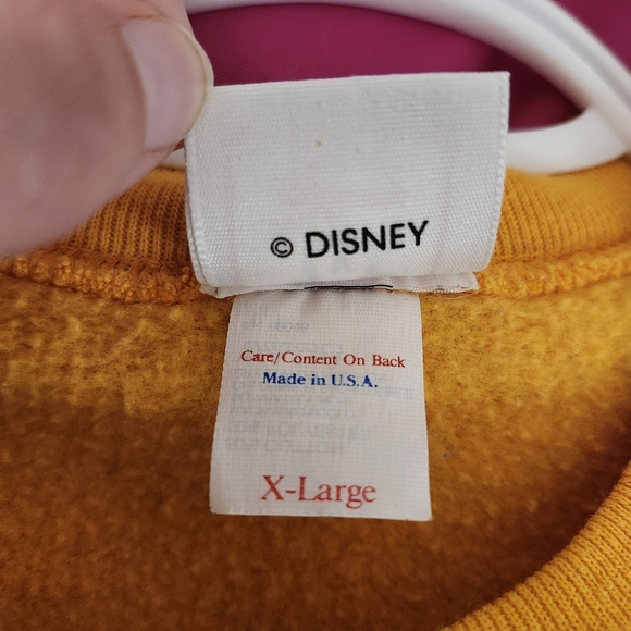 DISNEY Vintage Fort Wilderness Mickey Mouse Crewneck Sweater XL - Picture 6 of 7